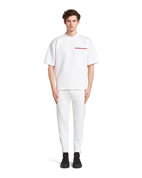 Prada Recycled Double Technical Jersey Tshirt 